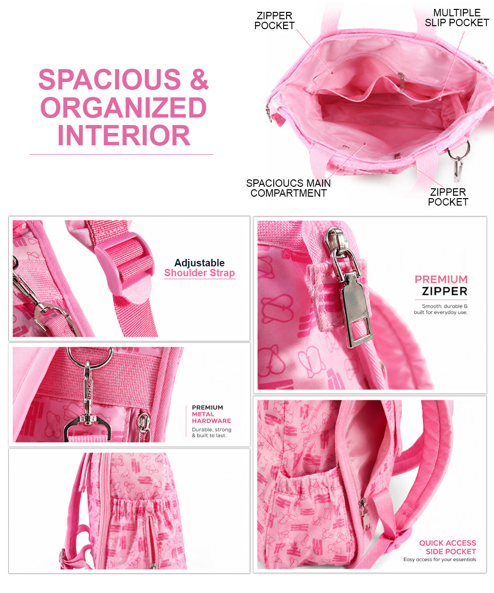 Hamster London Classic All-In-One Bag Pink