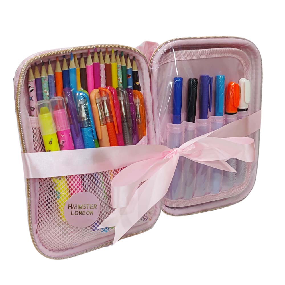 Hamster London Stationery Hardcase Combo – All-in-One Creative Kit Inpink