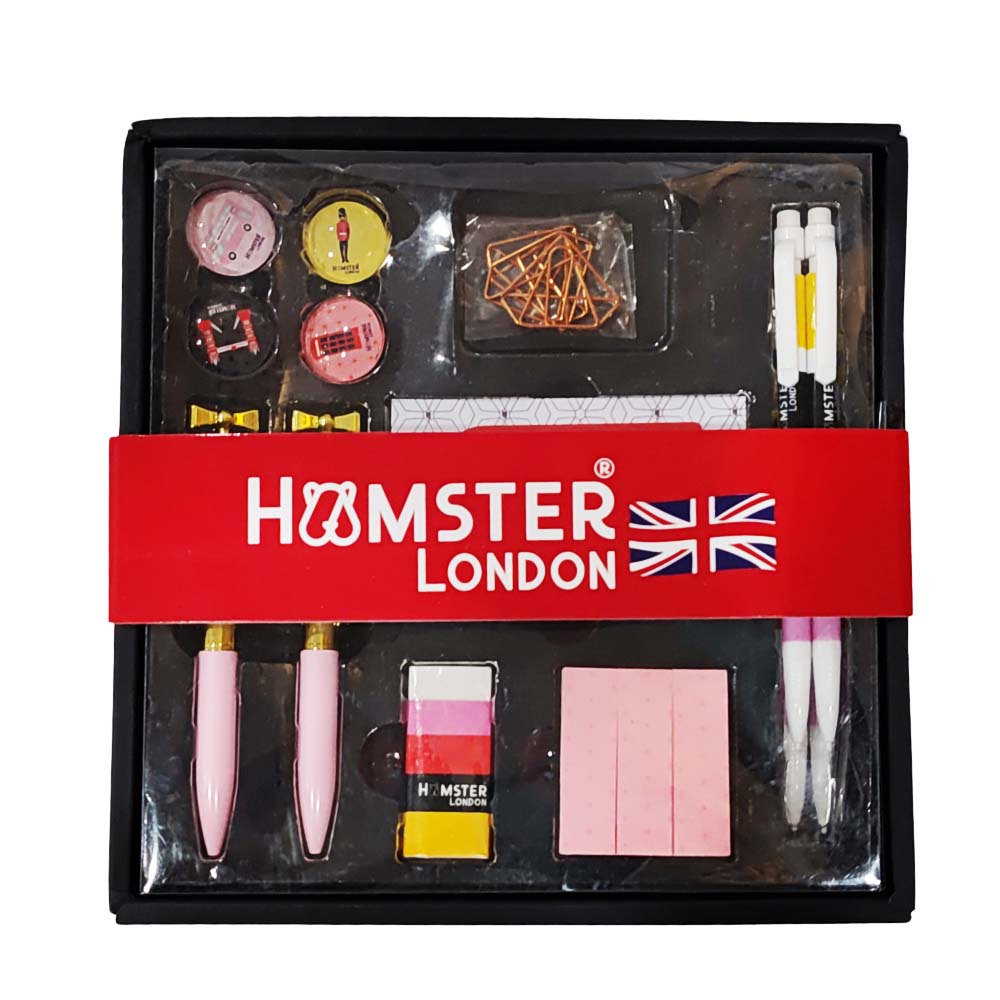 Hamster London Stationery Set – Trendy Desk Essentials Combo