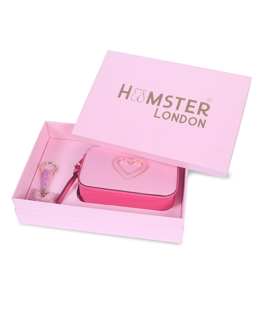 Hamster London Pink Twist Sling & Charm Gift Box Set