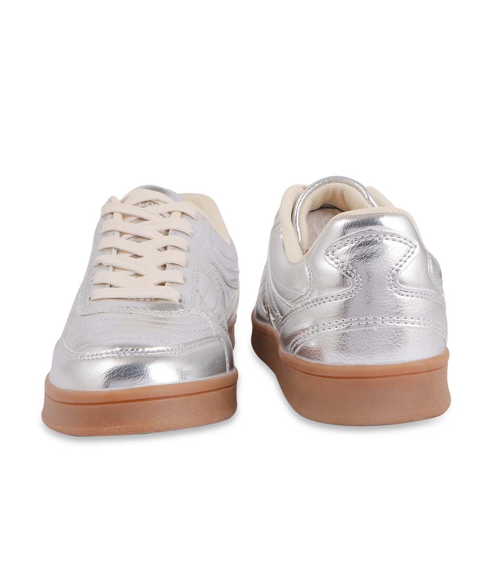 Hamster London Haven Kicker Party Silver Sneakers