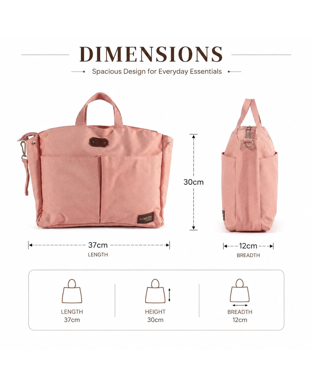 Hamster London Super Luxe All-In-One Bag Peach