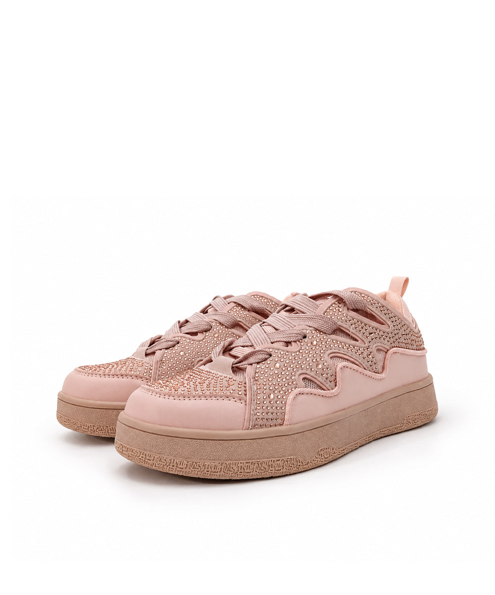Hamster London Neptune Pink Party Sneakers