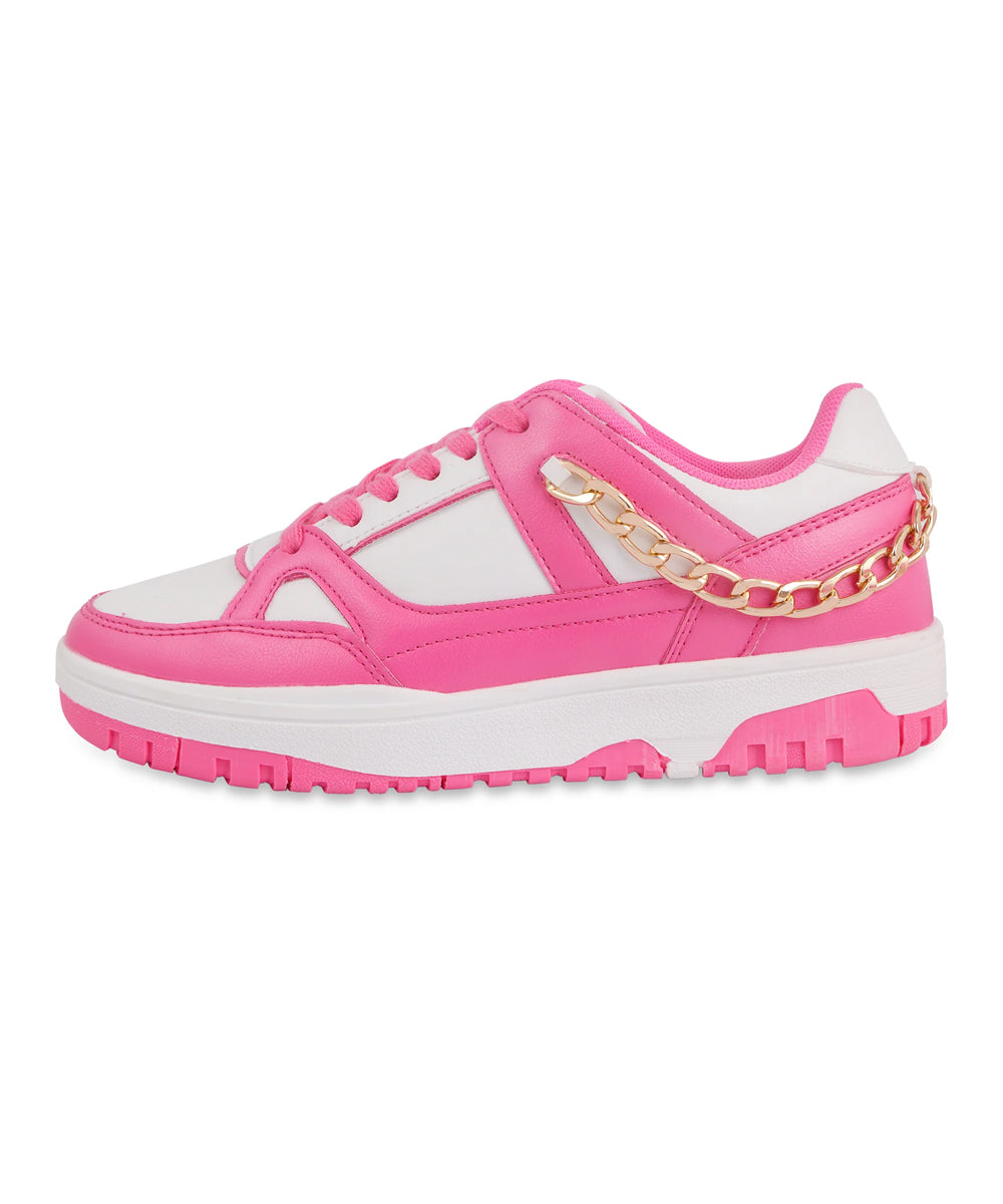 Hamster London Haven Pink Party Sneakers