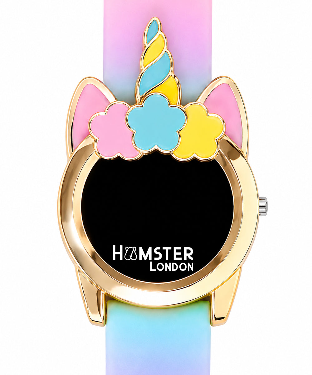 Hamster London Unicorn Princess Metal Flurry Purple Watch