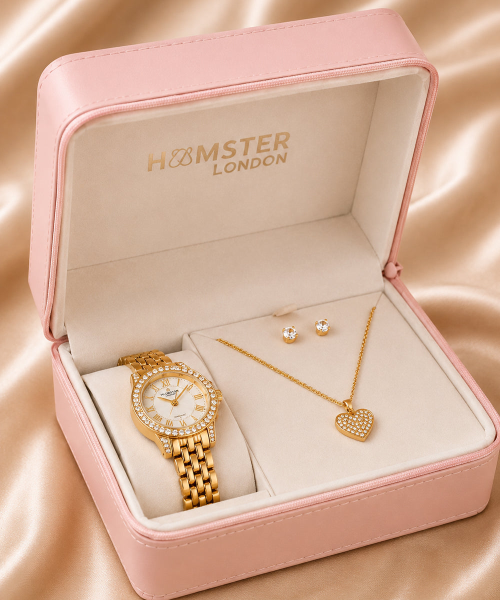 Hamster London Shukra Women Gold Watch