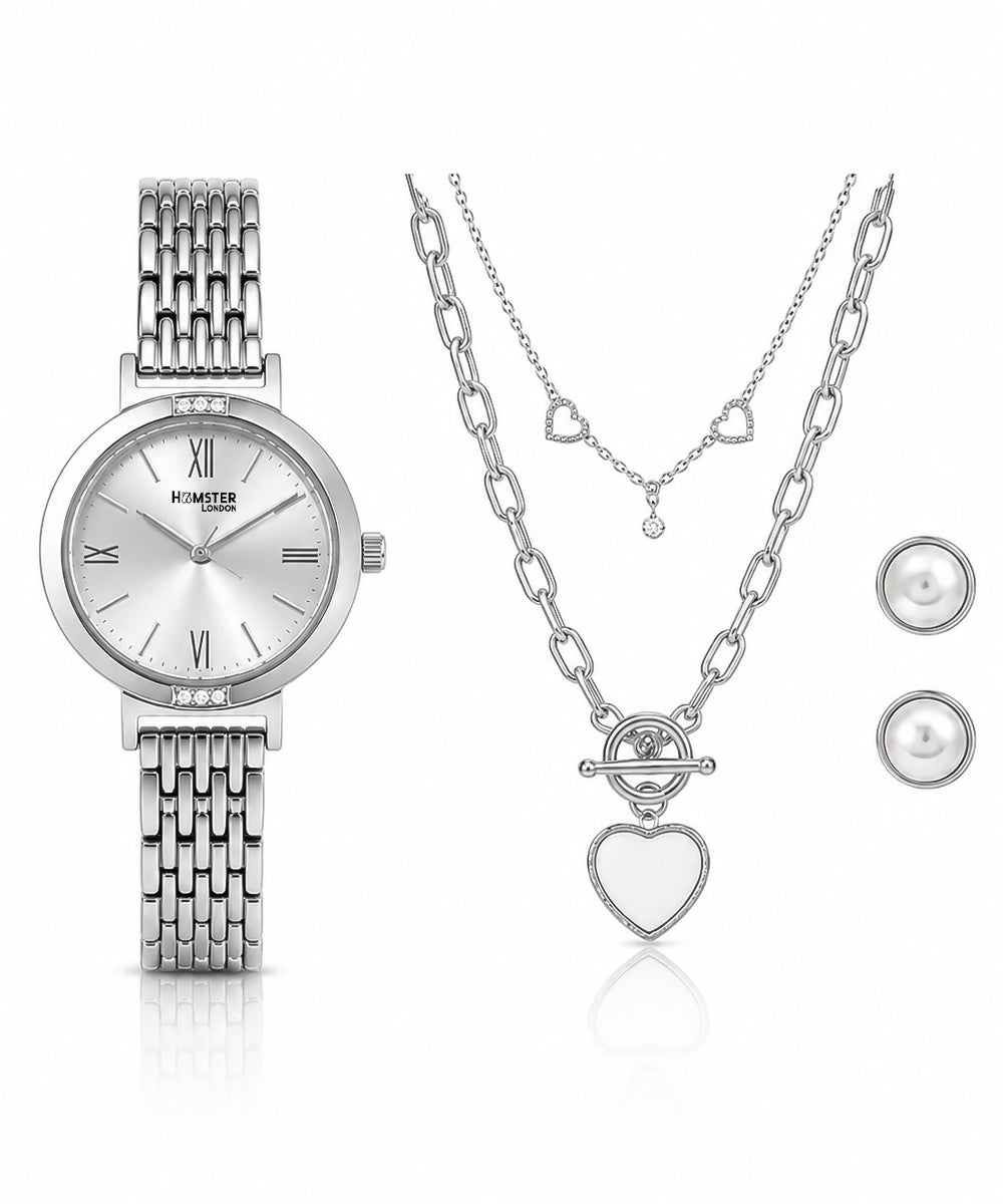 Hamster London Venus Women Silver Watch