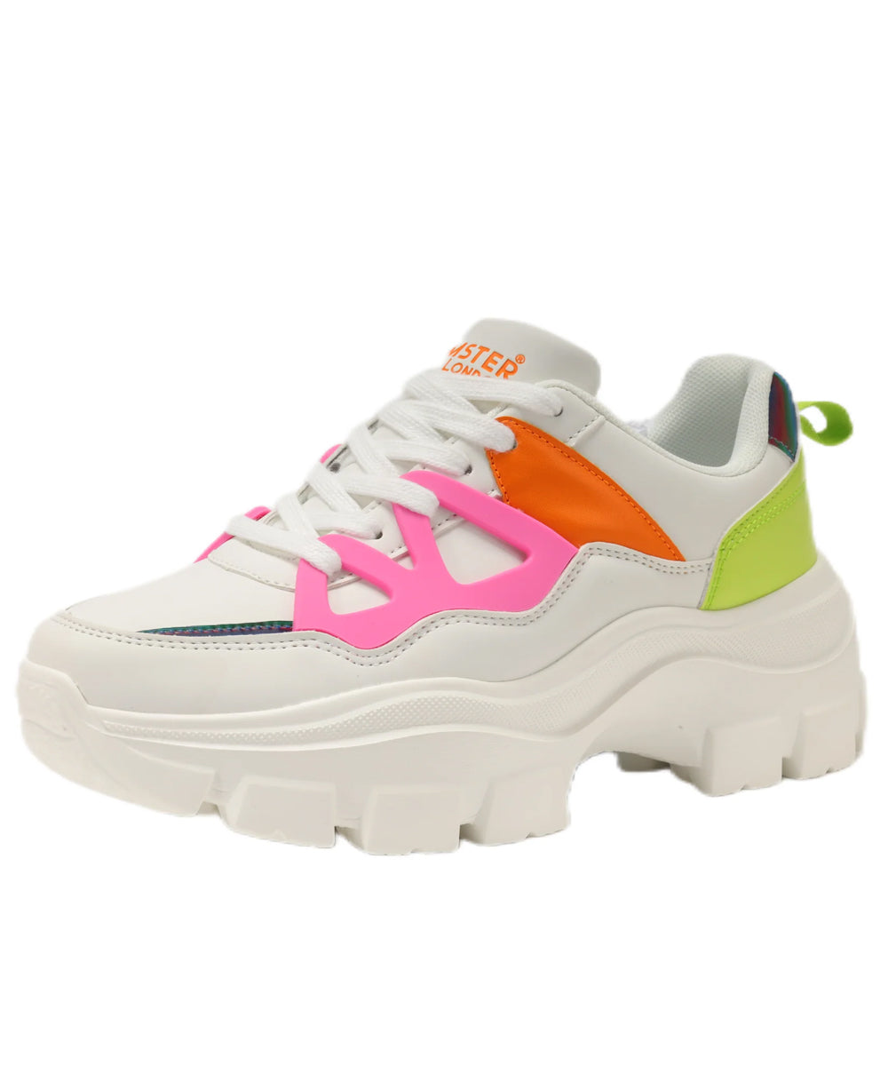 Hamster London Marcella Retro White Party Sneakers