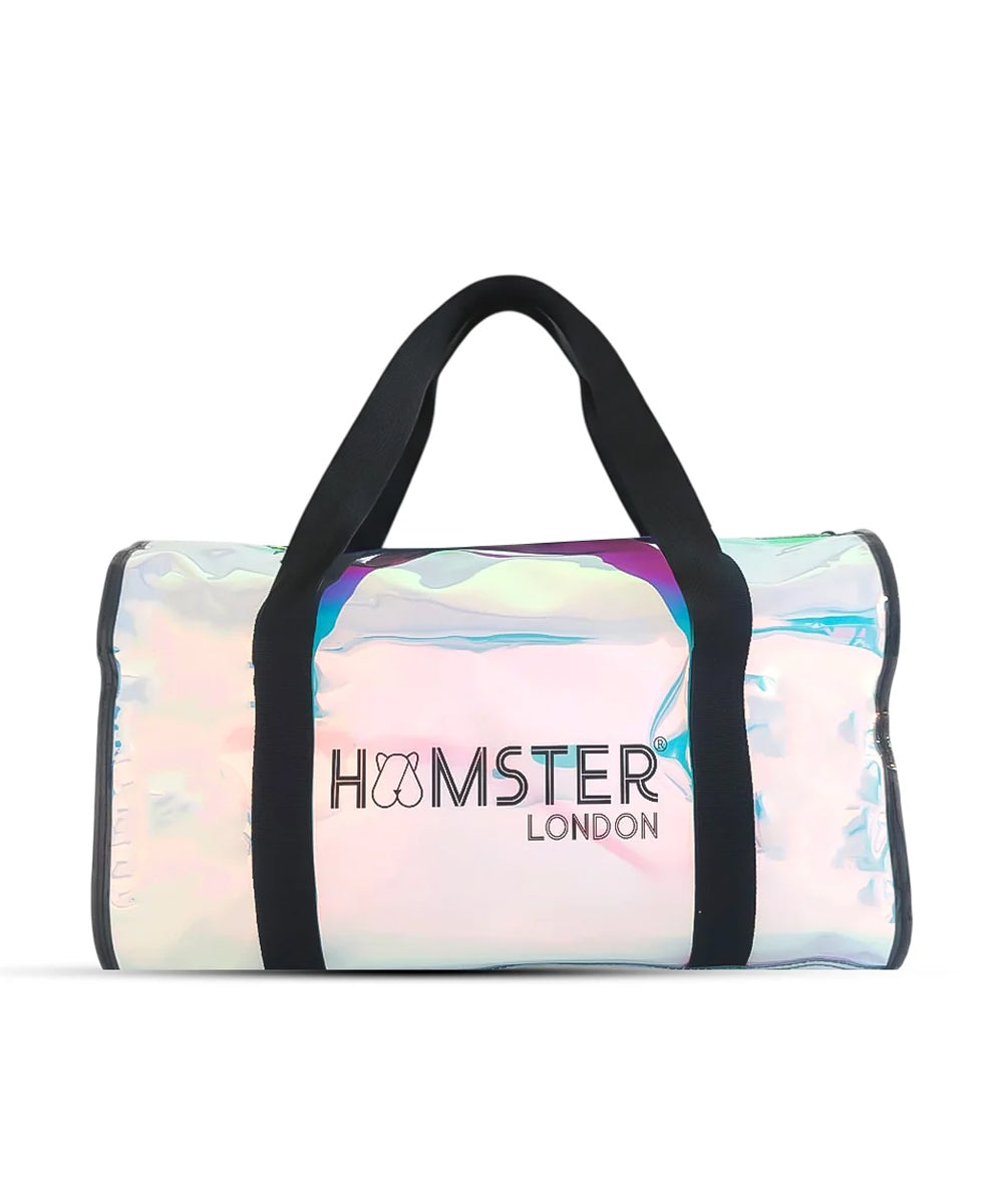 Hamster London Shiny Classic Duffle Bag Black Large
