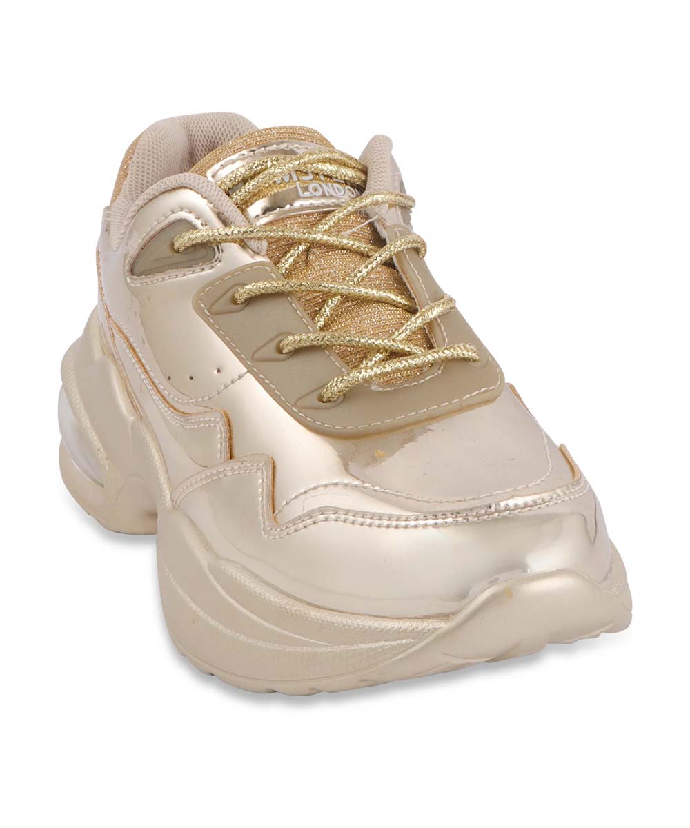 Hamster London Heli Gold Party Sneakers