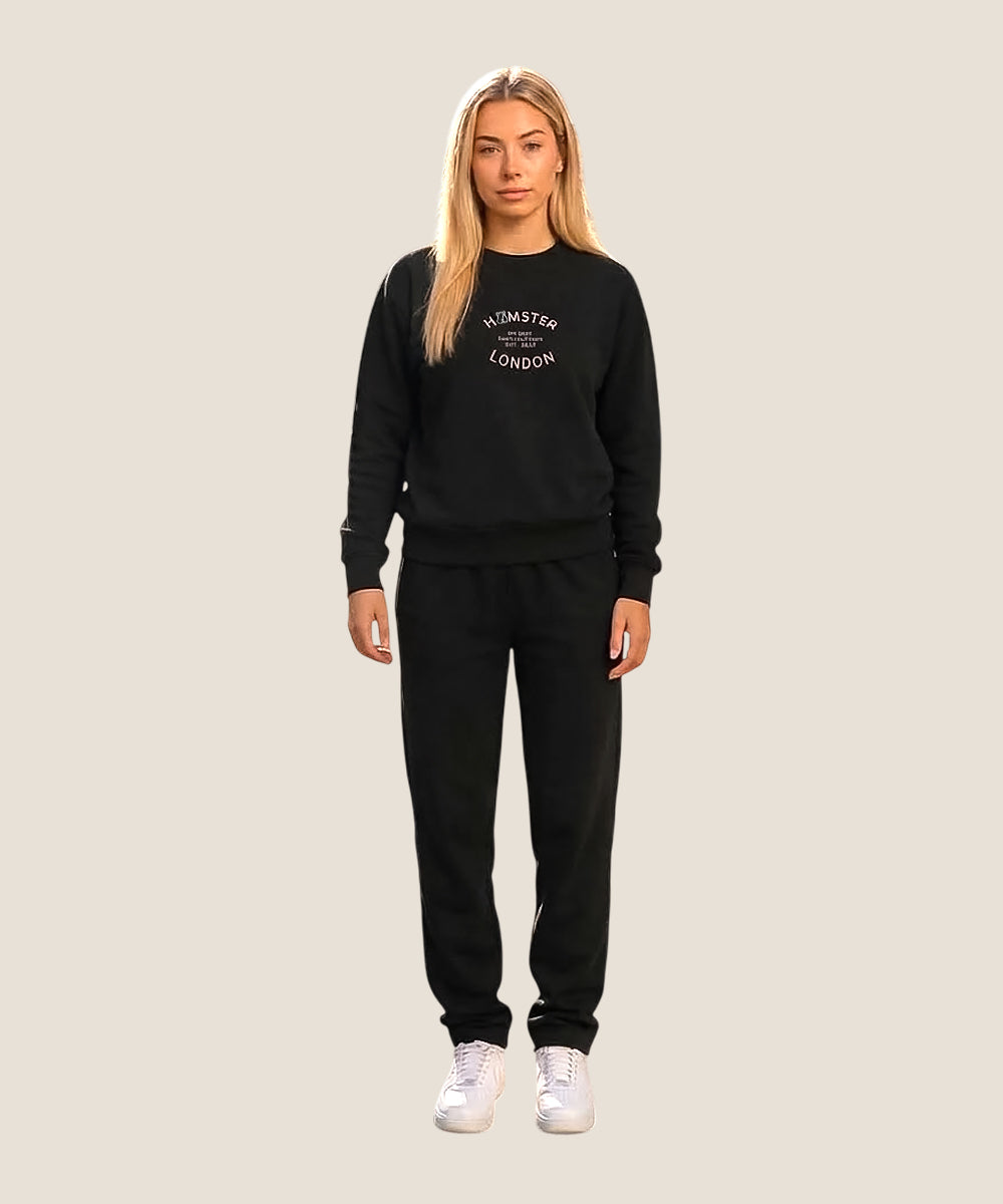 Hamster London Great British Excellence Sweatshirt & Lowers Set Black