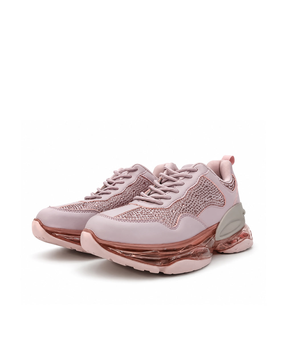 Hamster London Marcella Powder Pink Party Sneakers