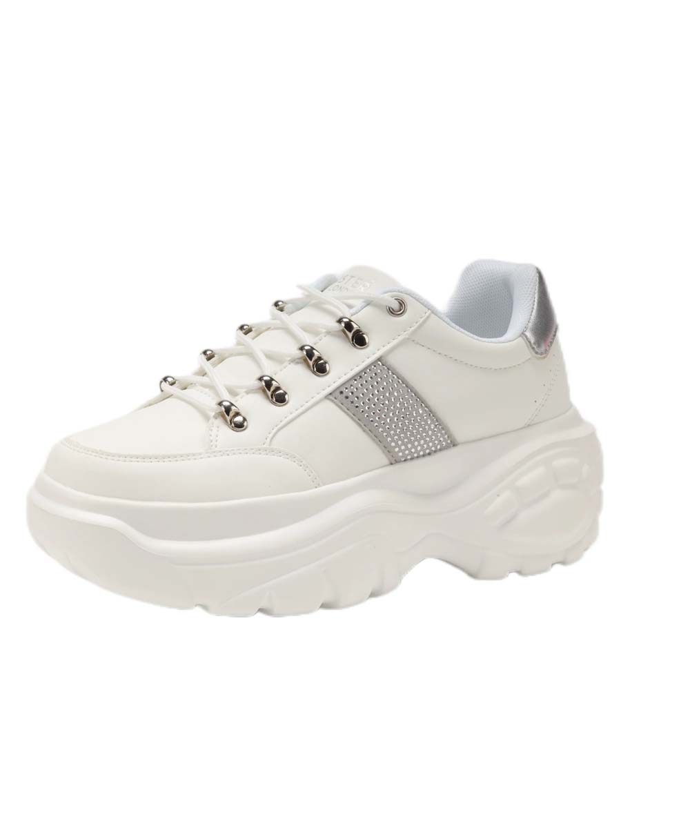 Hamster London Heli Silver Stripe Party Sneakers