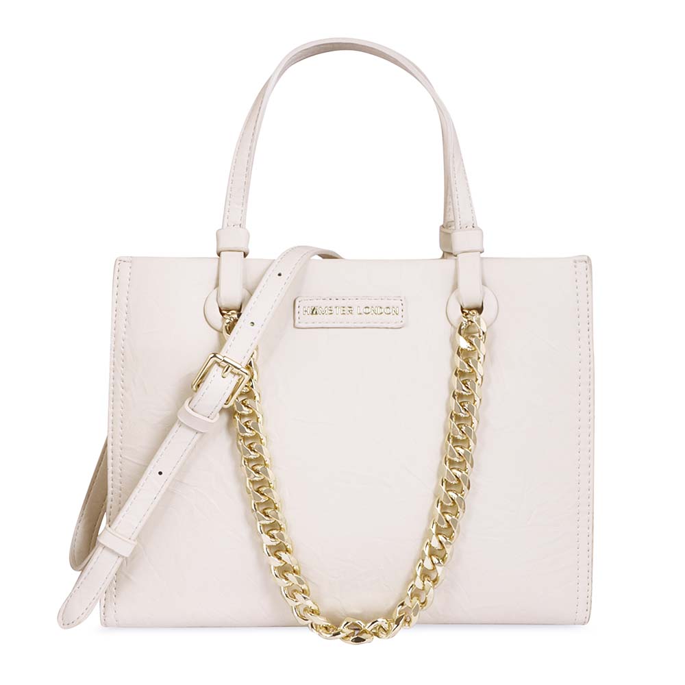 Hamster London Pastel Promise Handbag White