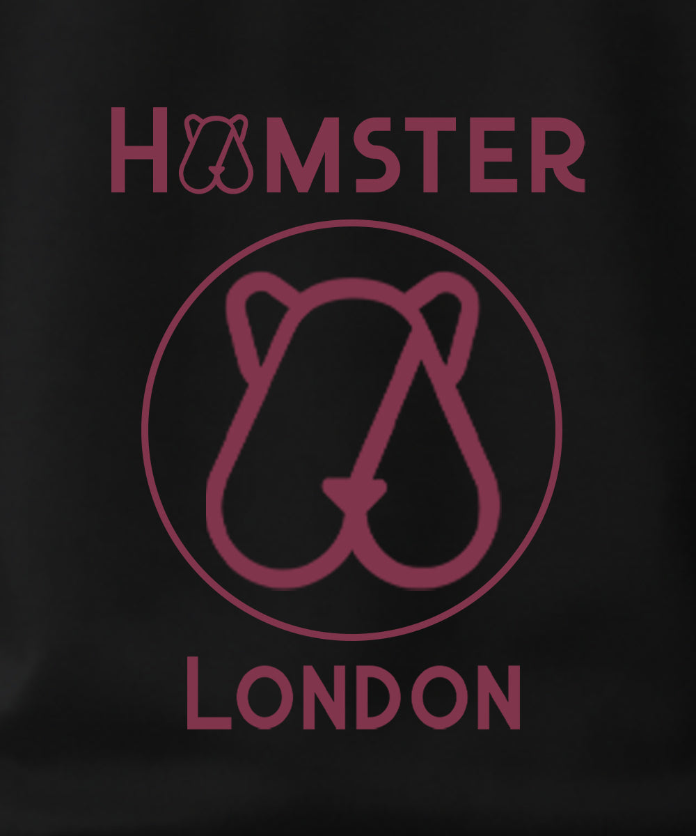 Hamster London Teddy Neon Hoodie & Lowers Set Black