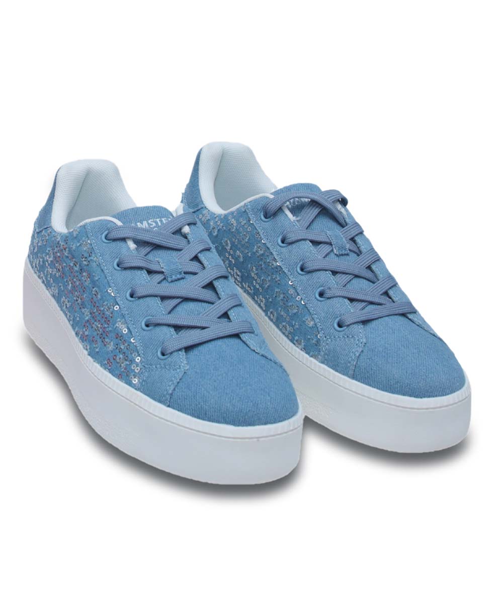 Hamster London Super Model Bling Blue Sneakers