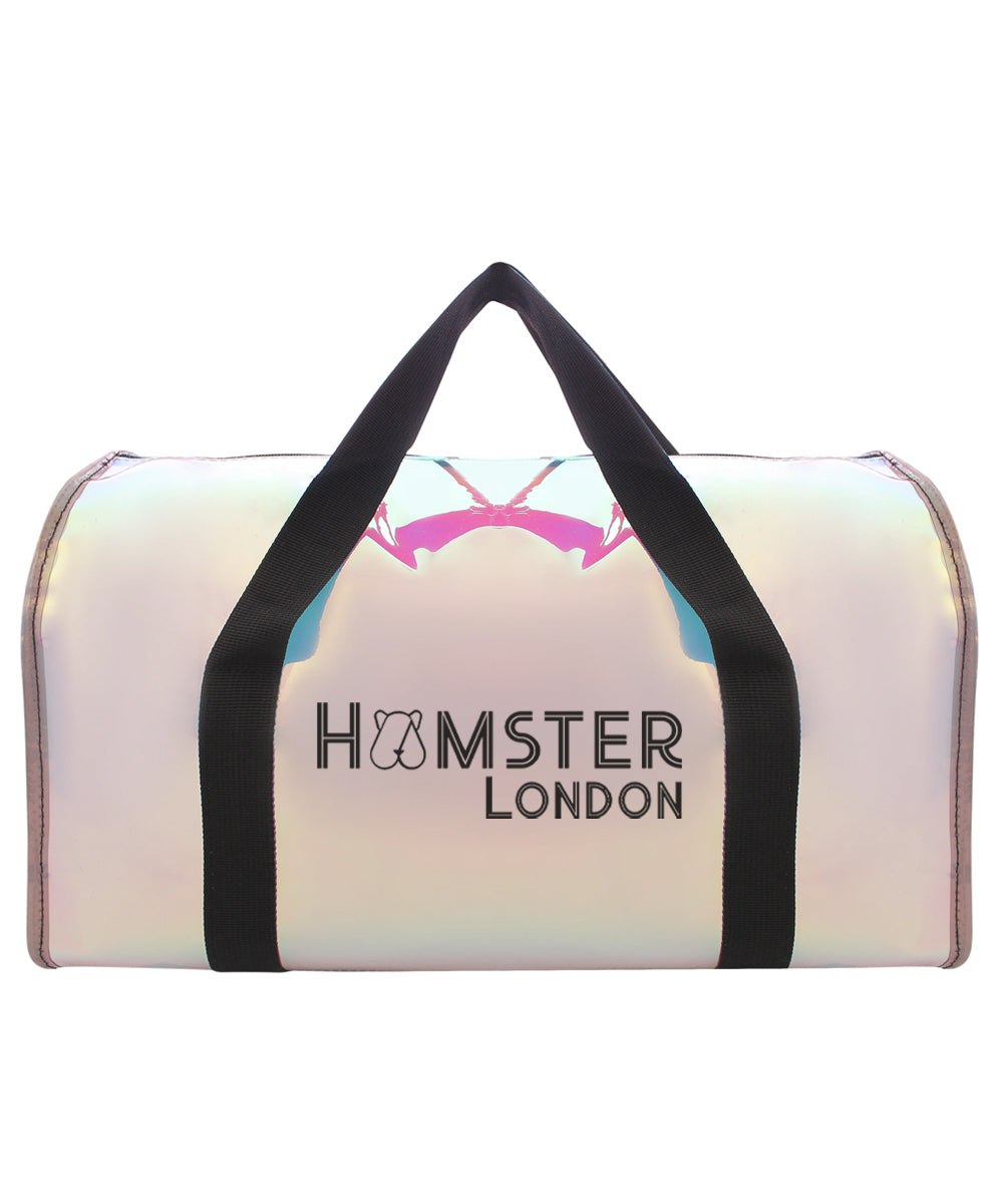 Hamster London Shiny Classic Duffle Bag Black Large