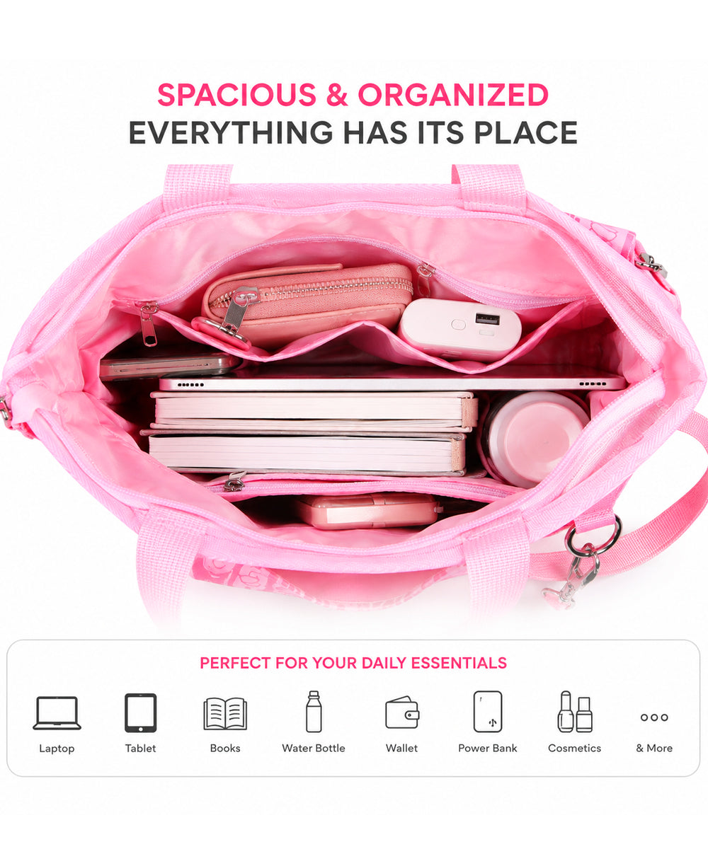 Hamster London Classic All-In-One Bag Pink