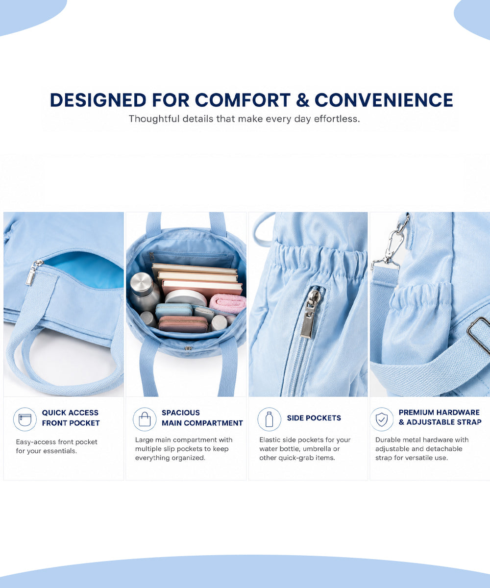 Hamster London Alba All-In-One Bag Blue