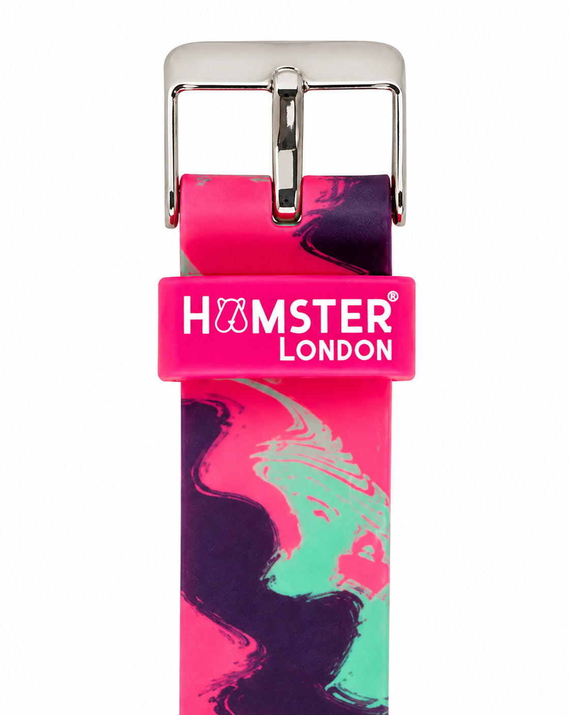 Hamster London Unicorn Metal Horn Swirl Digital Watch
