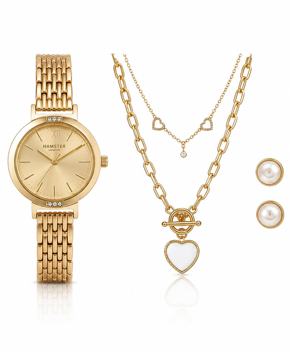 Hamster London Venus Women Gold Watch