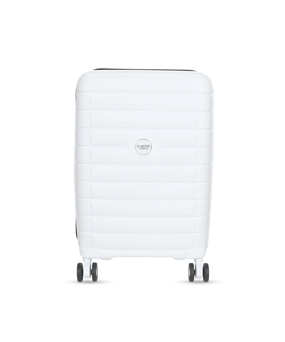 Hamster London Zero Weight Luggage White – Combo Set (24in + 20in)