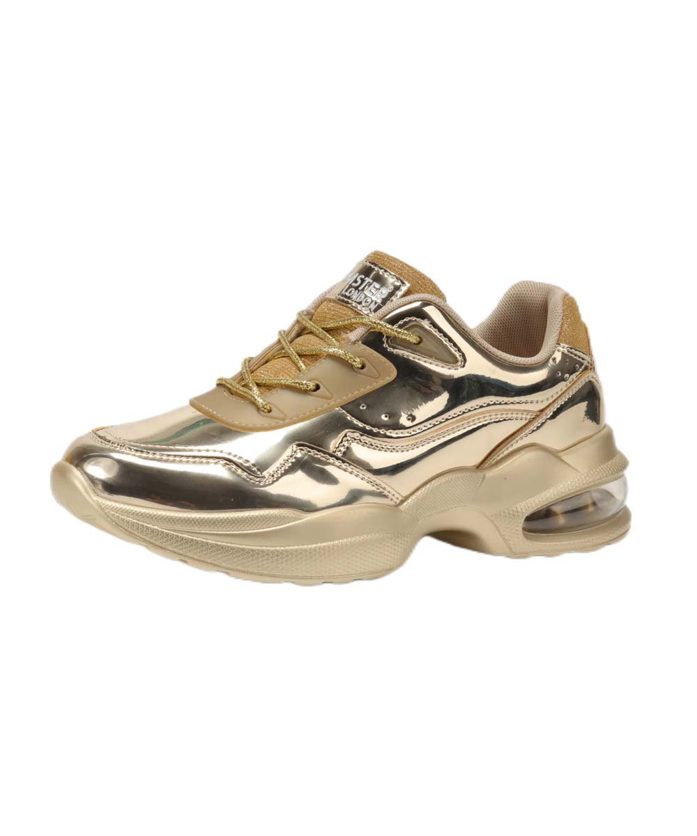 Hamster London Heli Gold Party Sneakers