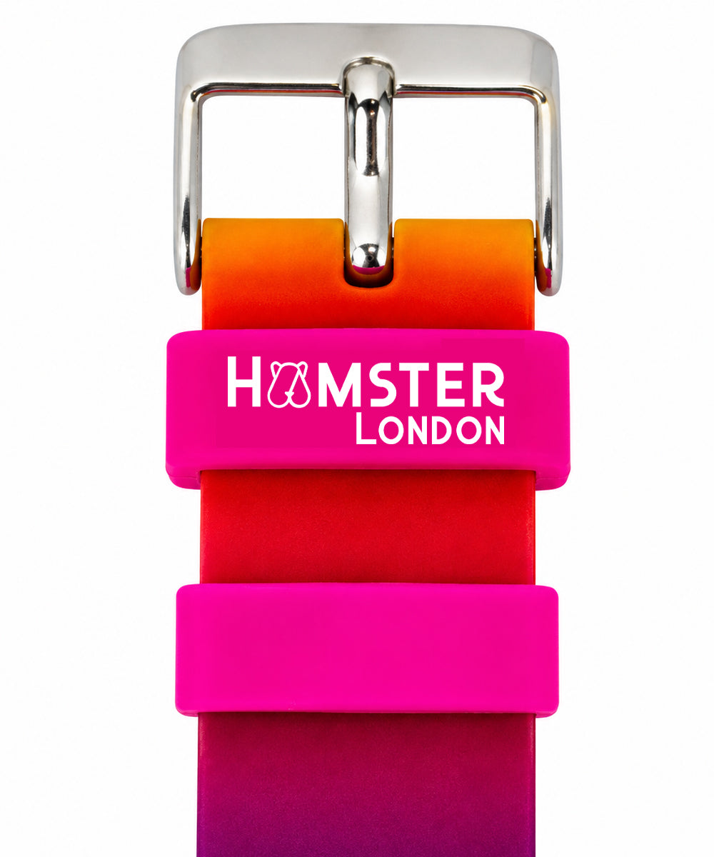 Hamster London Unicorn Princess Metal Flurry Pink Watch
