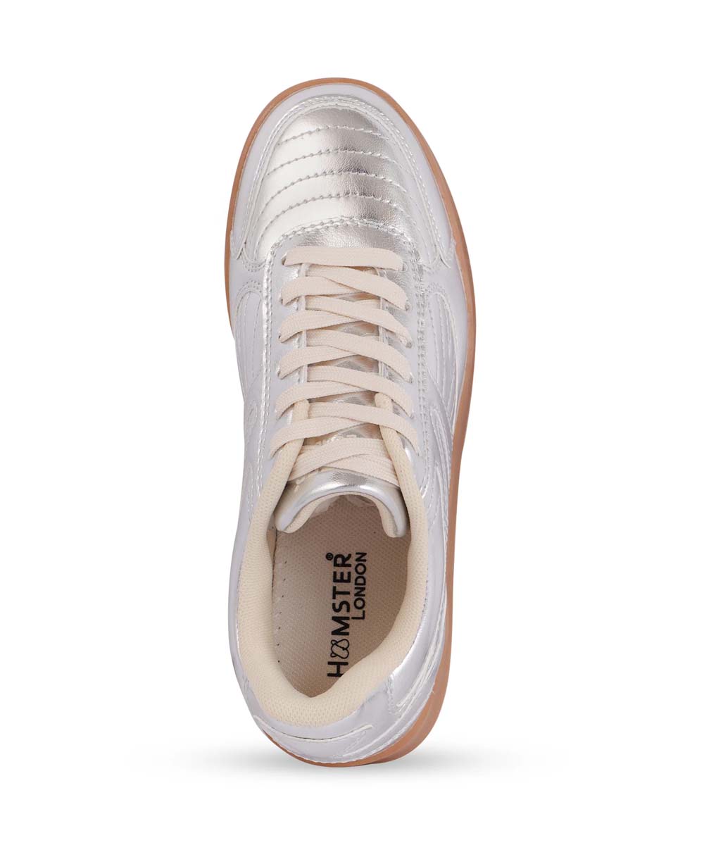 Hamster London Haven Kicker Party Silver Sneakers