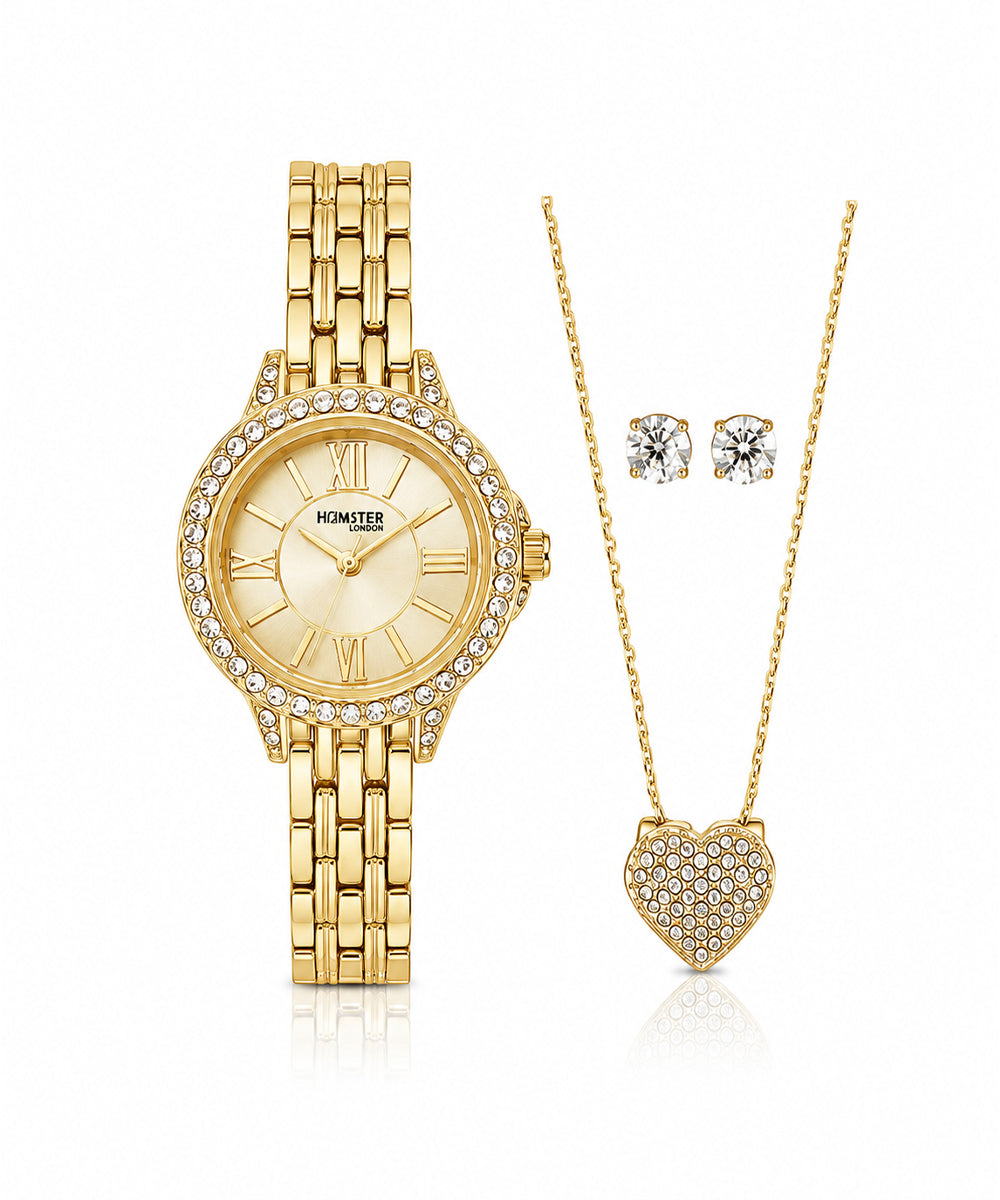 Hamster London Shukra Women Gold Watch