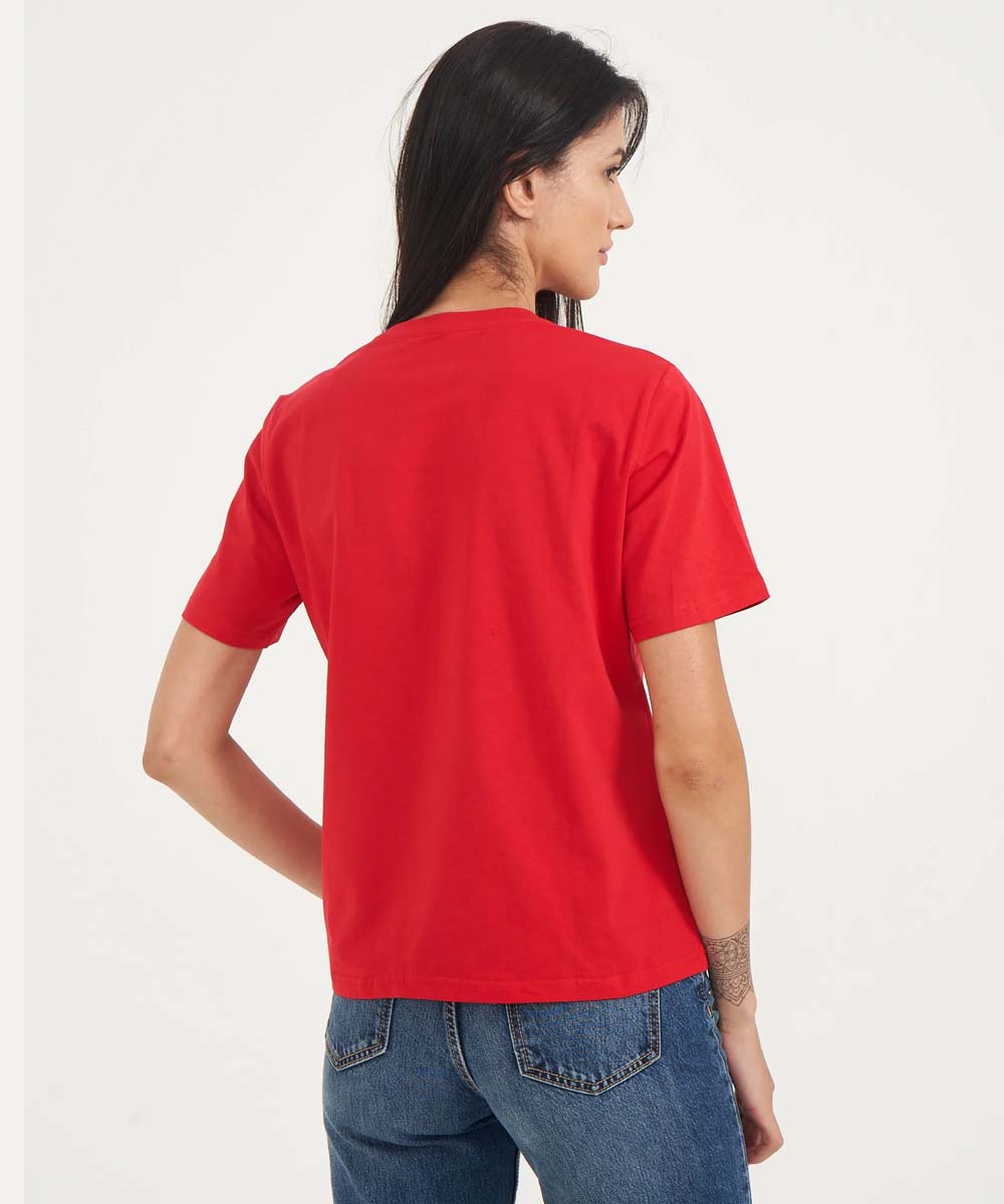 Hamster London Ted H Golden Swing T-shirt Red