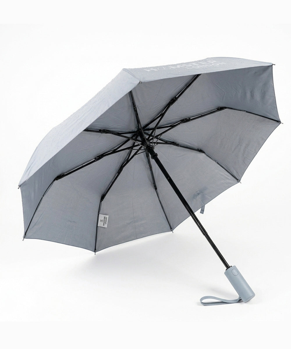 Hamster London Colored Handle Auto Umbrella Light Blue