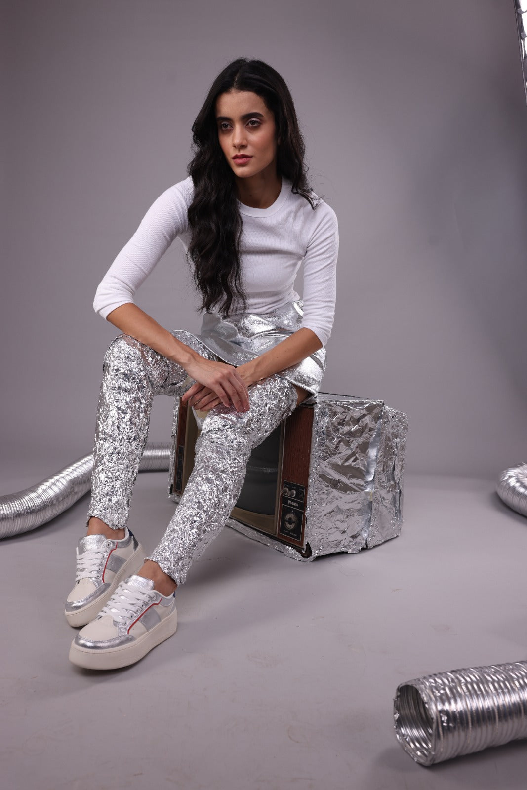 Hamster London Sci- Fi White Party Sneakers