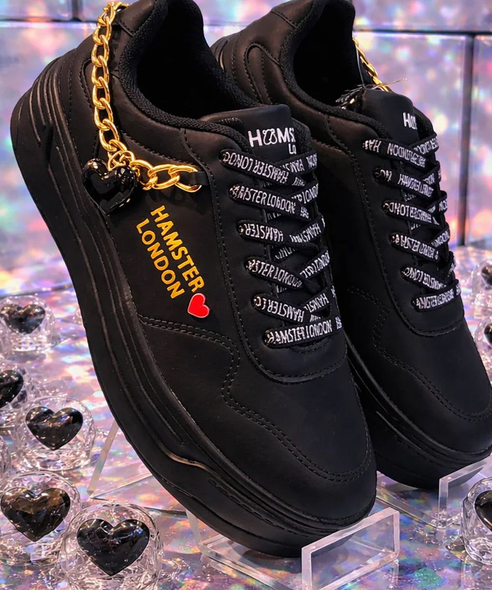 Hamster London Marcella Classic Black Party Sneakers
