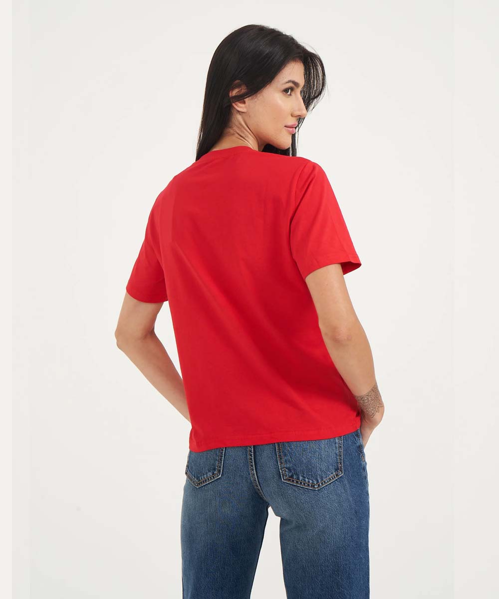 Hamster London Ted H Golden Swing T-shirt Red