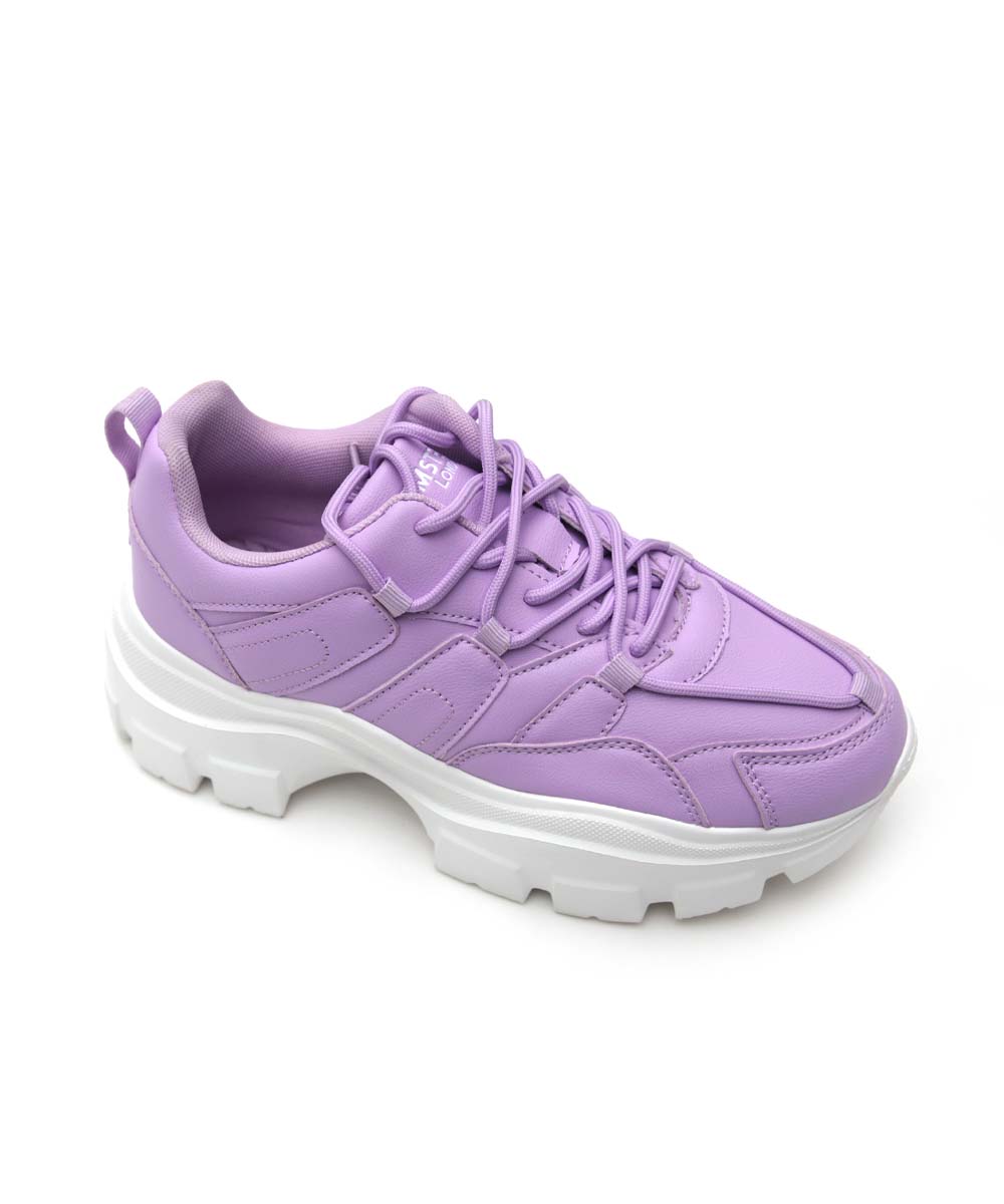 Hamster London Mousehole Purple Party Sneakers