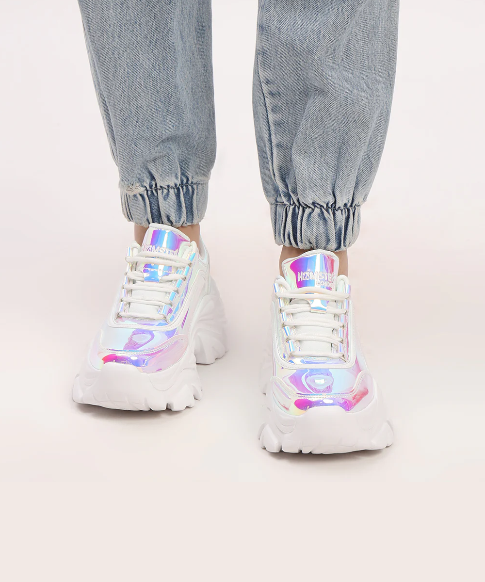 Hamster London Mousehole Holo Party Sneakers