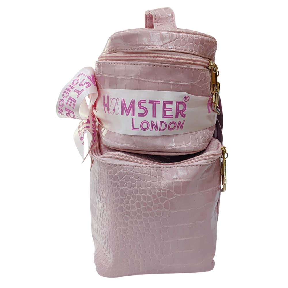 Hamster London Blush Pouch Vanity Combo Set of 2 Pink