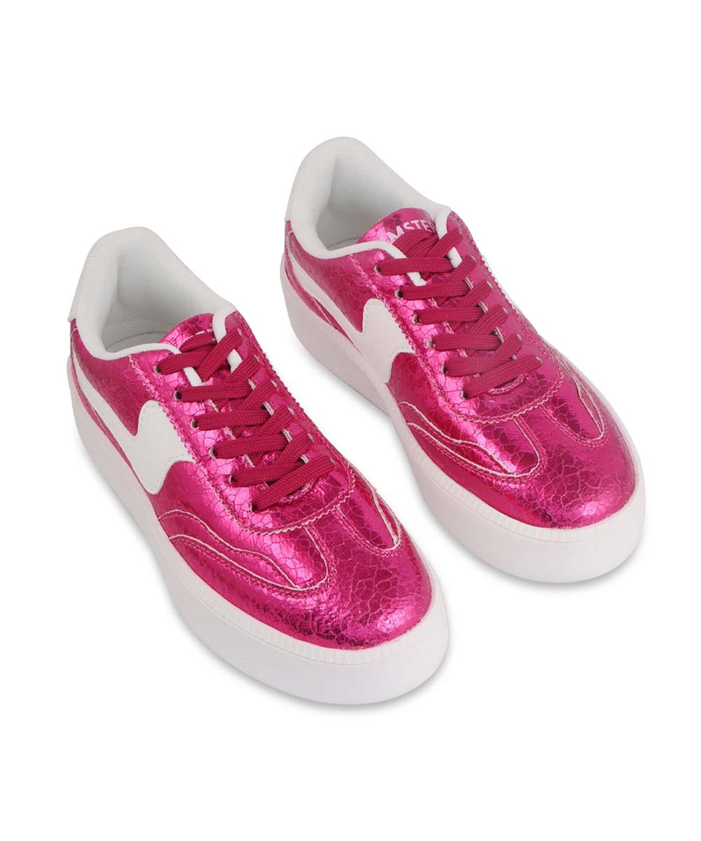 Hamster London Holiday Party Pink Sneakers