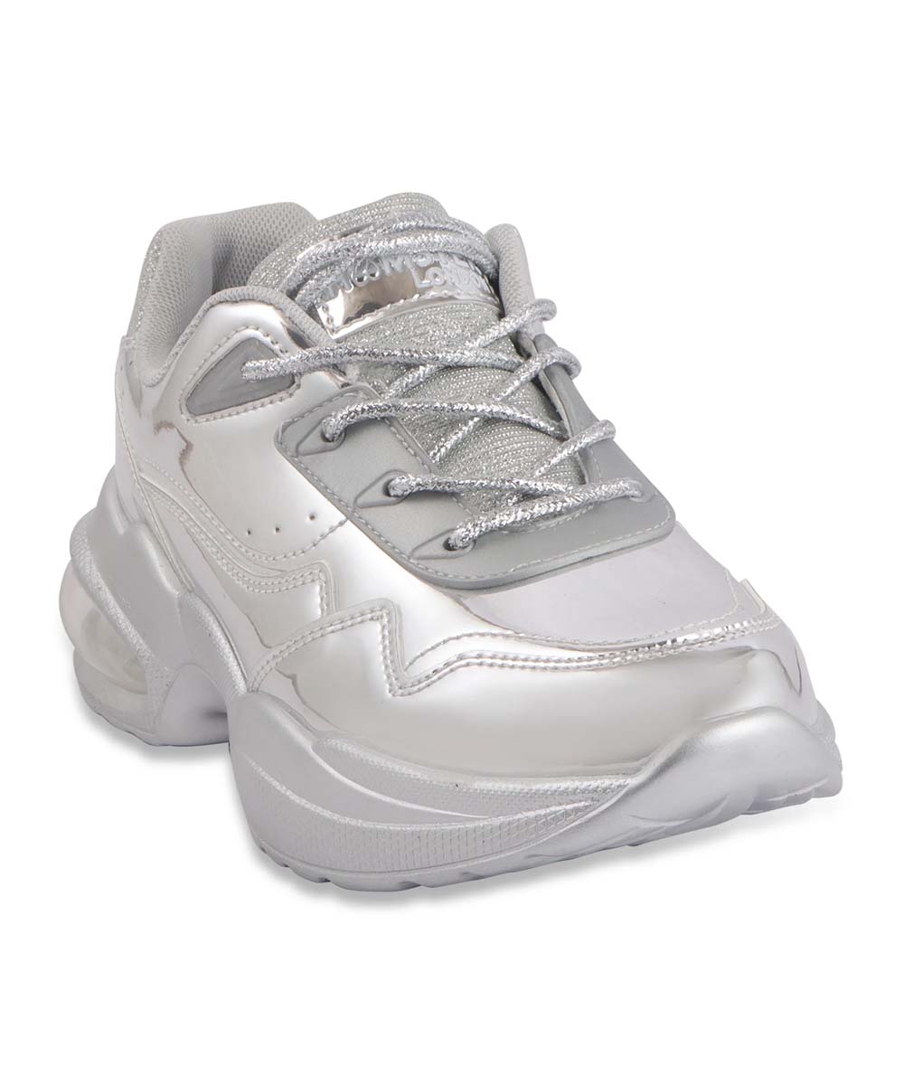 Hamster London Heli Silver Party Sneakers