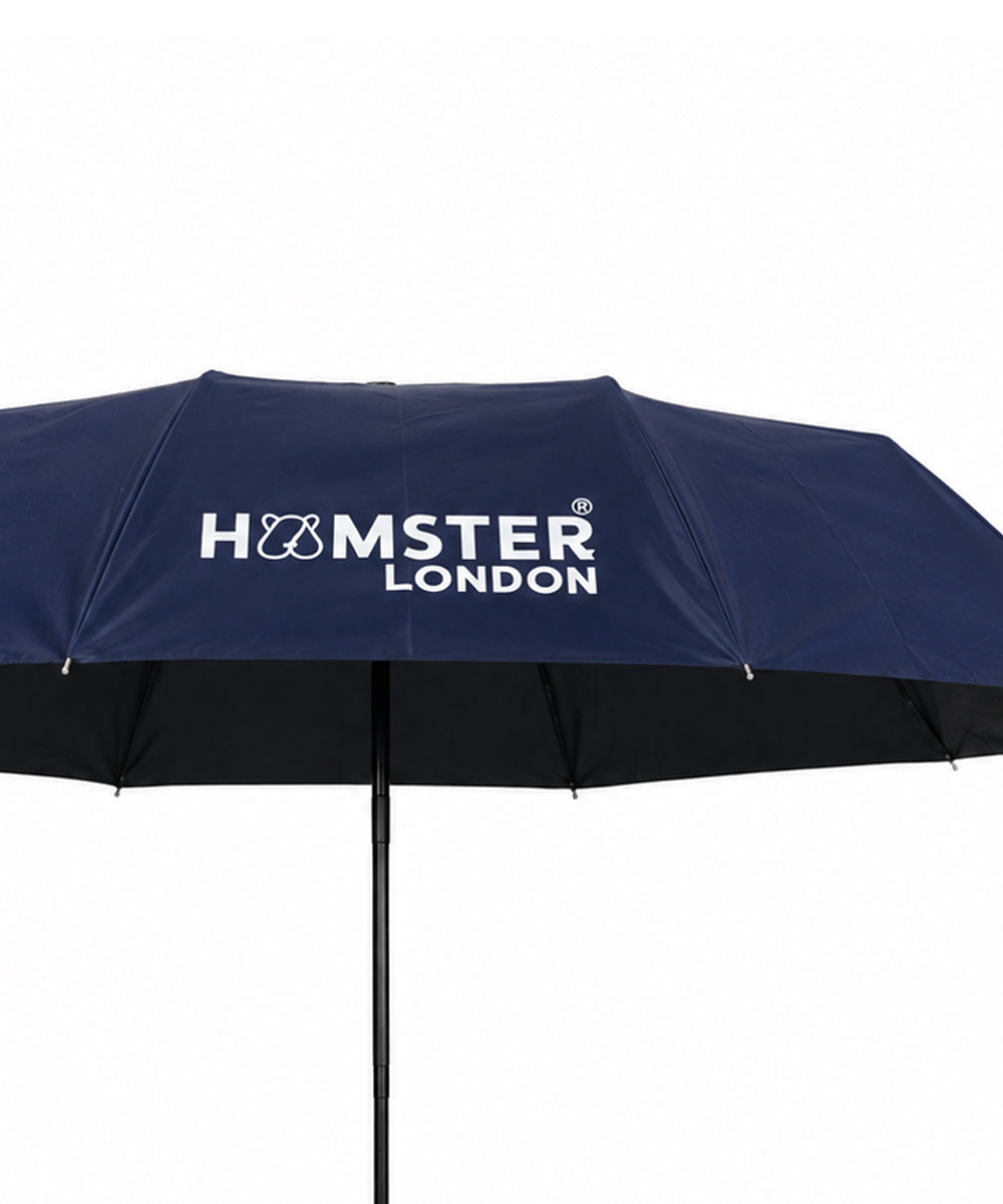 Hamster London Colored Handle Auto Umbrella Blue