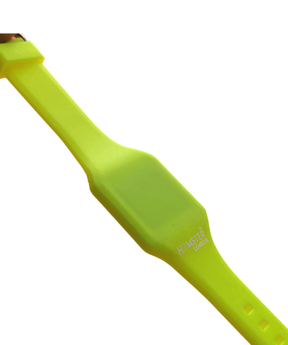 Hamster London Neon Backpack Gift Set with Waist Bag, Stainless Steel Bottle & Slap Watch