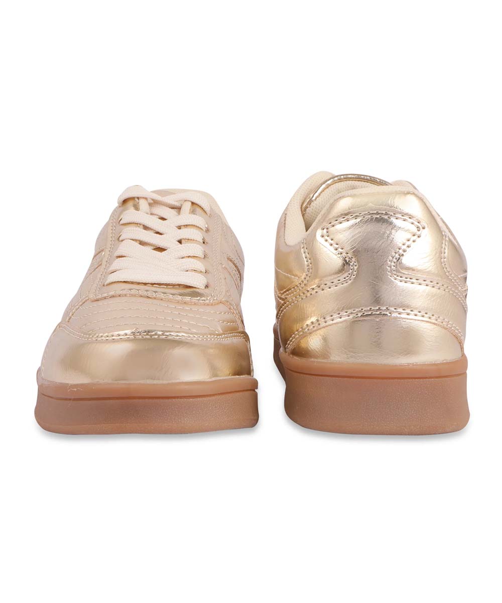 Hamster London Haven Kicker Party Gold Sneakers