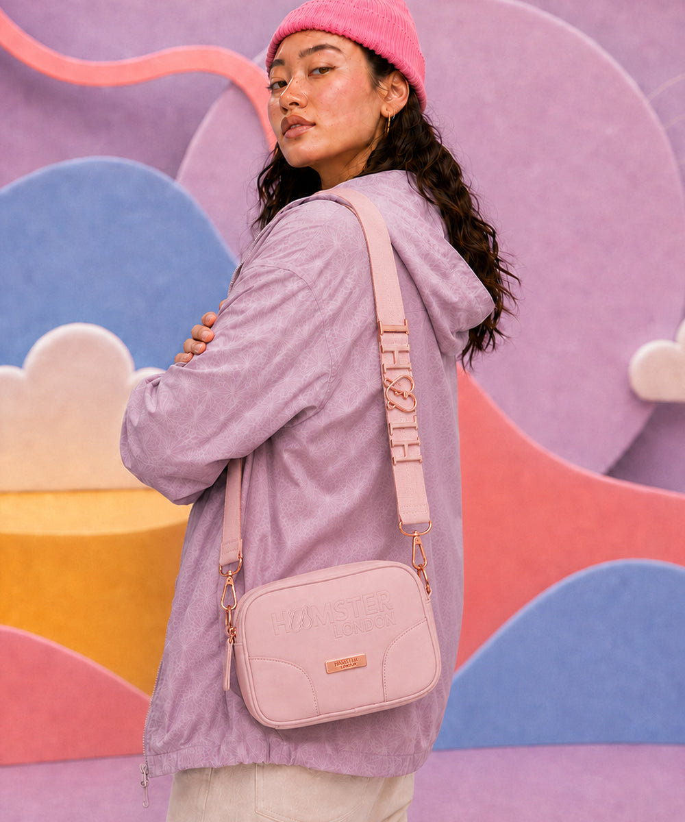 Hamster London Melissa Nova Cross Body Sling Bag Pink