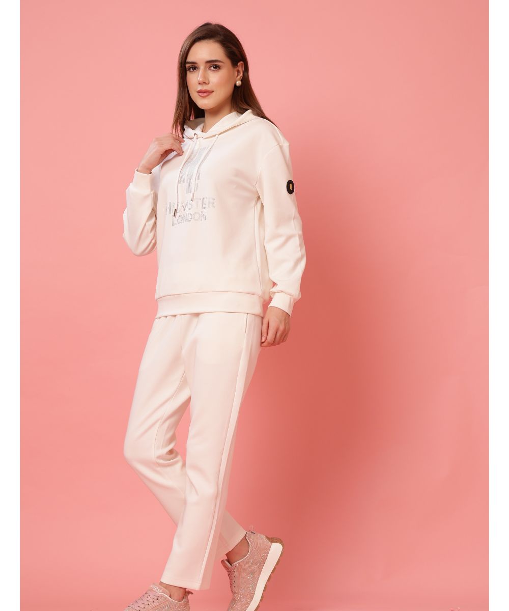 Hamster London Kolo Hoodie & Lowers Set White