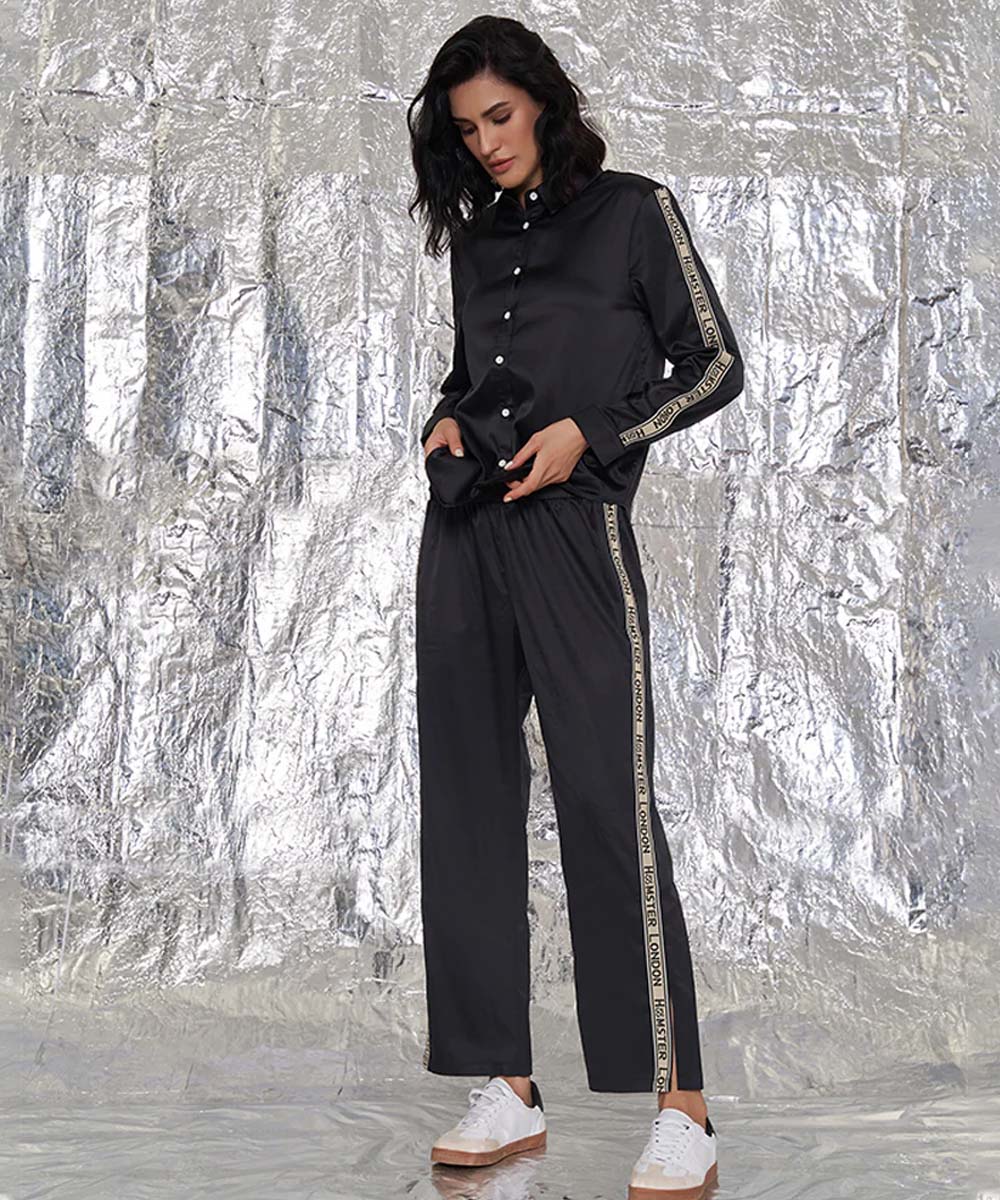 Hamster London Satin Love Co-ord Set