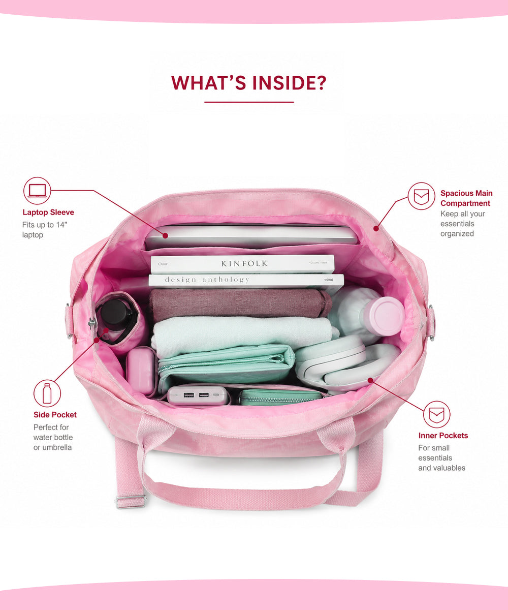 Hamster London Alba All-In-One Bag Pink