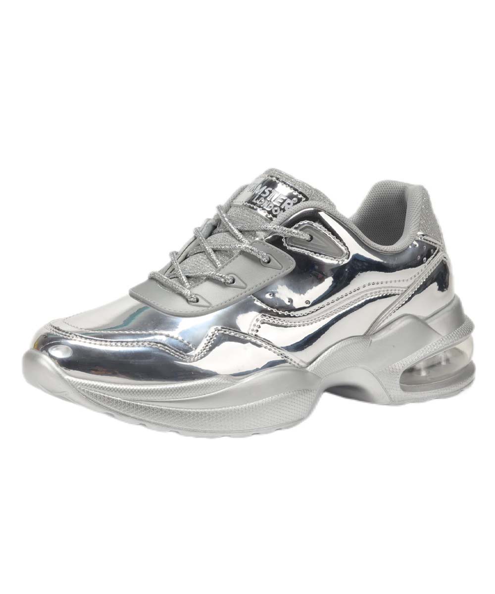 Hamster London Heli Silver Party Sneakers