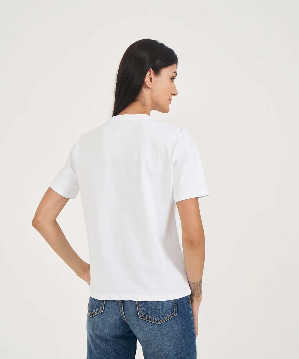 Hamster London Ted H Shopaholic T-Shirt White