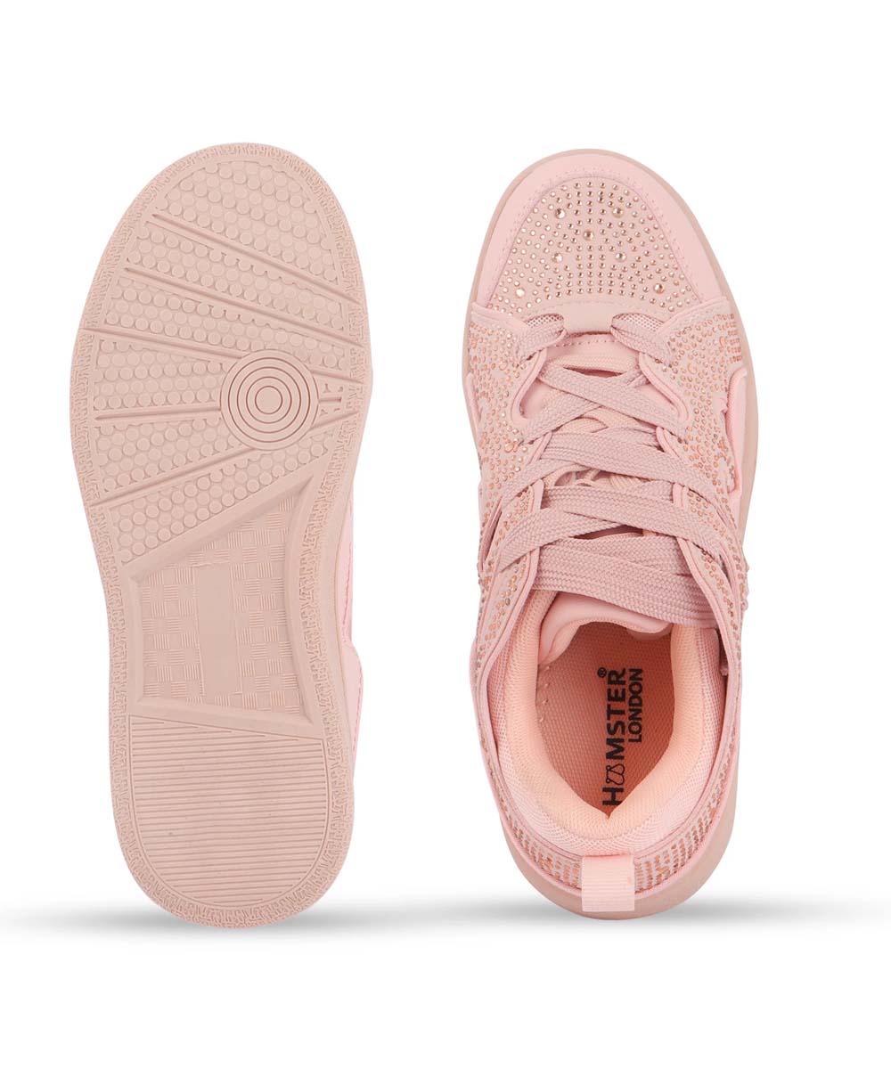 Hamster London Neptune Pink Party Sneakers
